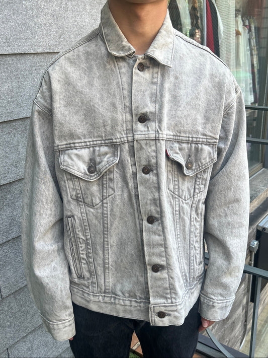80's~90's Levi's「70507」先染めブラック USA製 デニムジャケット