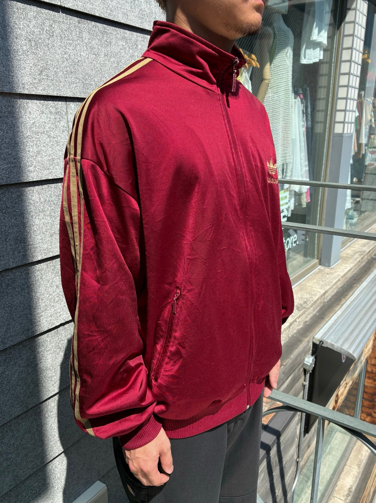 90's adidas「Big Trefoil Back Logo」トラックジャケット