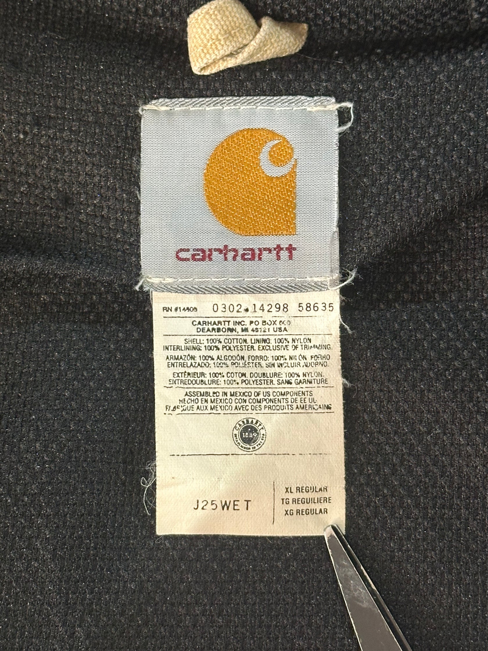90's CARHARTT「J25 WET」USA製 アクティブジャケット