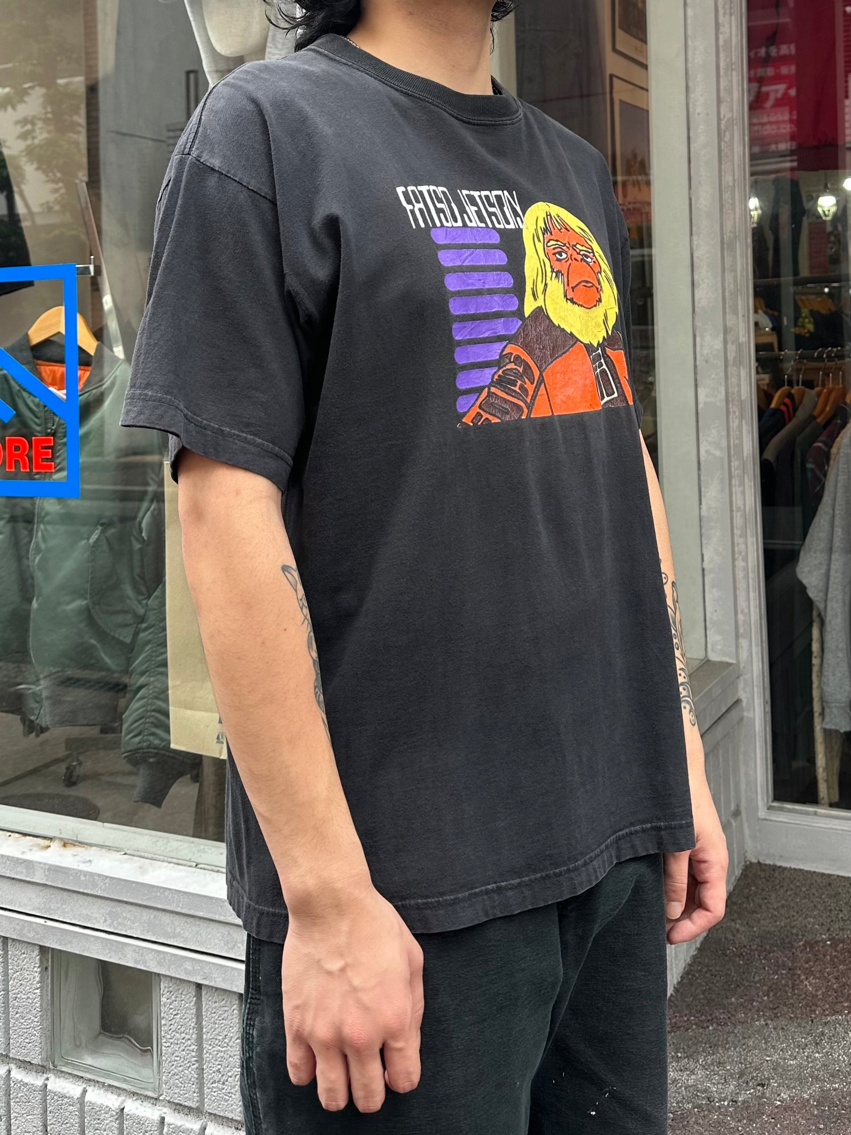 00's FATSO JETSON「Flames for all」バンドTシャツ