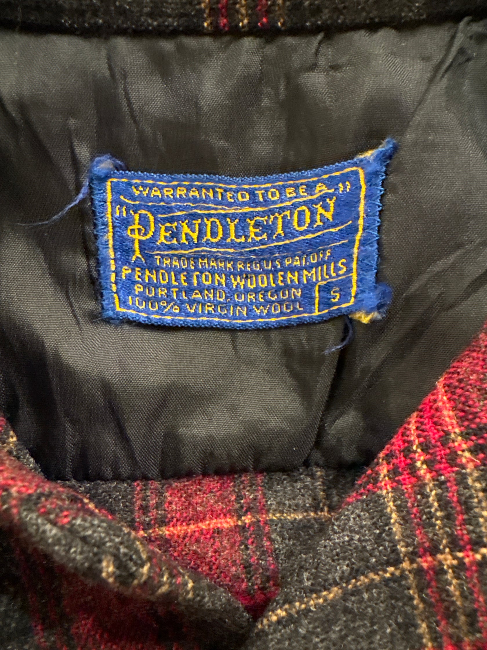 50's~60's「Pendleton」USA製 ウールシャツ