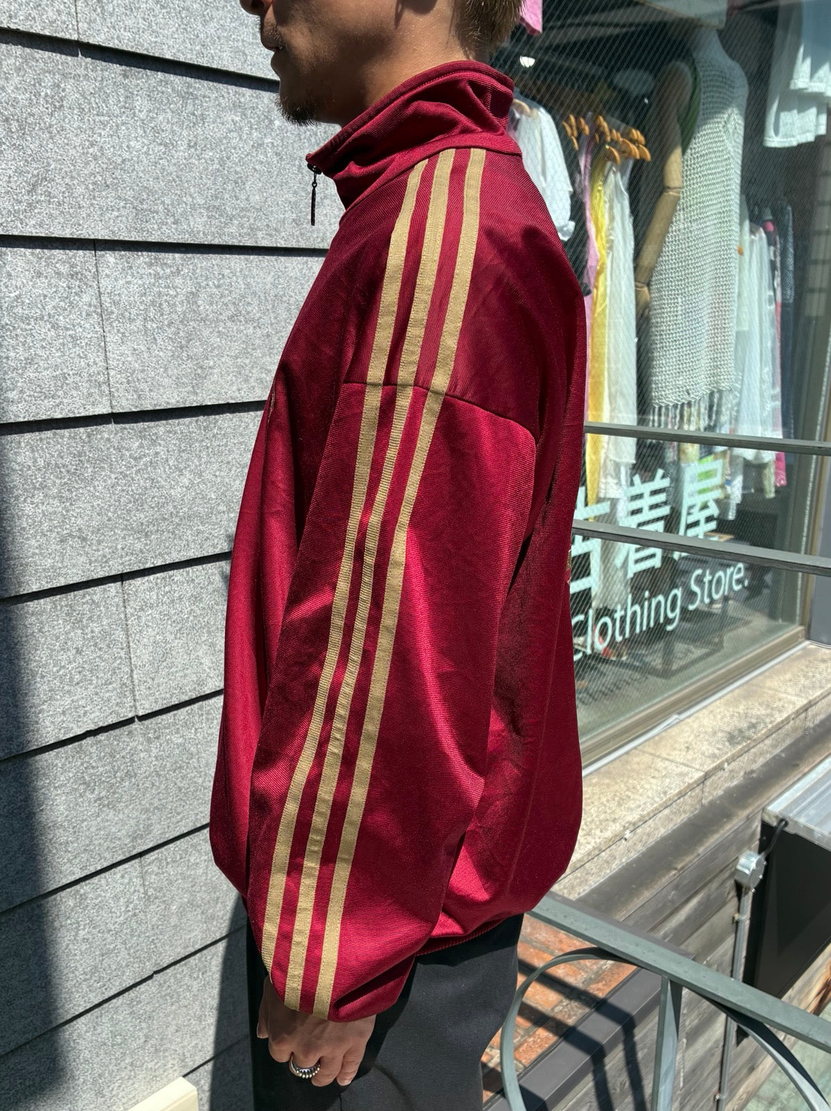 90's adidas「Big Trefoil Back Logo」トラックジャケット