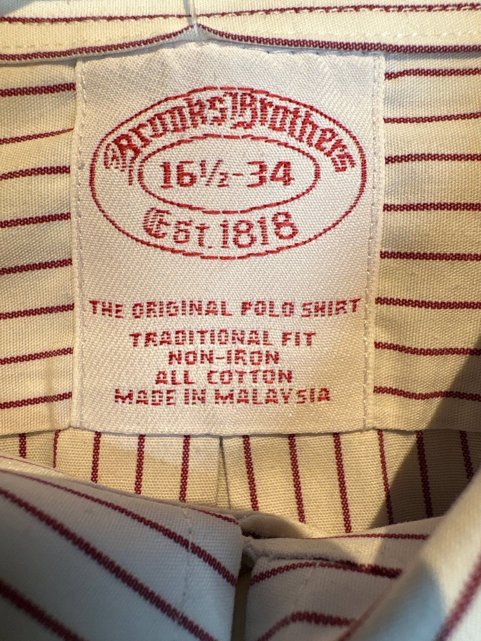 10's Brooks Brothers「Traditional Fit」ボタンダウンシャツ