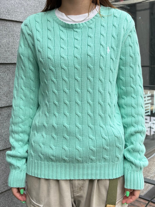 10's「Ralph Lauren」ケーブルニット