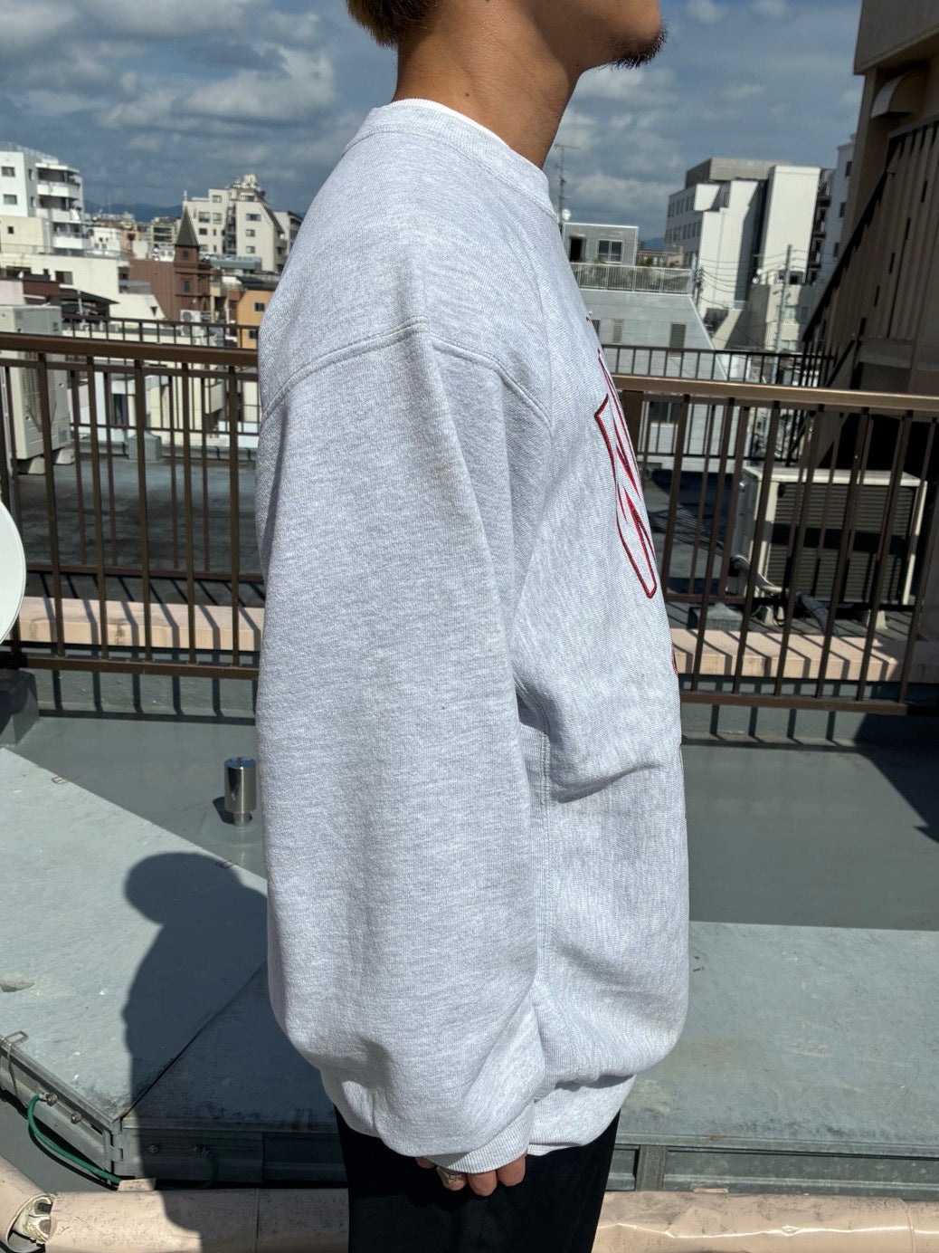 90's CHAMPION「WISCONSIN BADGERS」Reverse Weave USA製 カレッジスウェット
