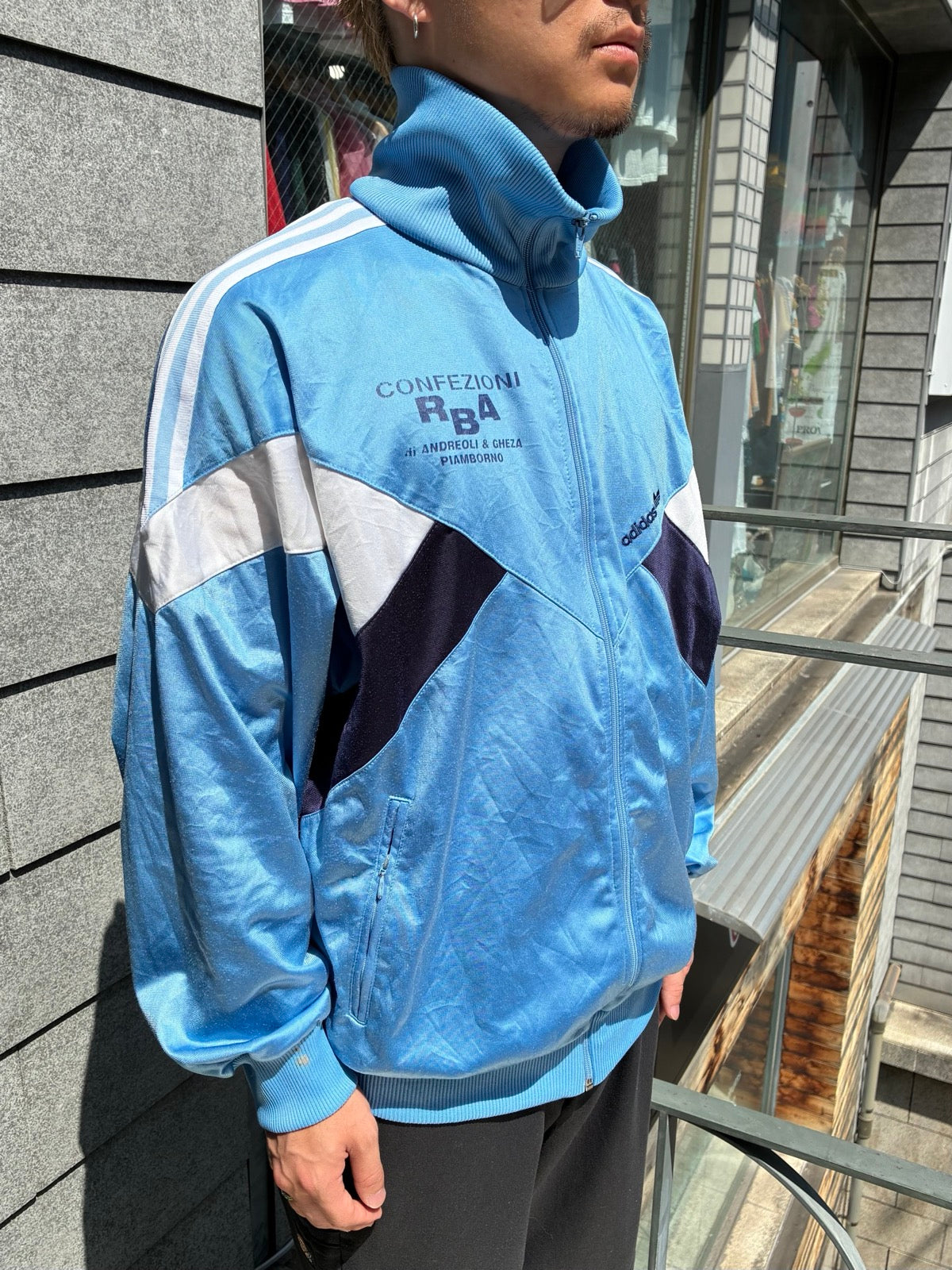 70's adidas「イタリア企業ローカルチームユニフォーム」トラックジャケット