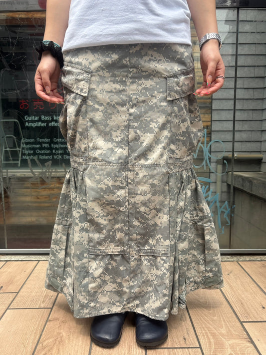 REMAKE ARMY MERMAID SKIRT