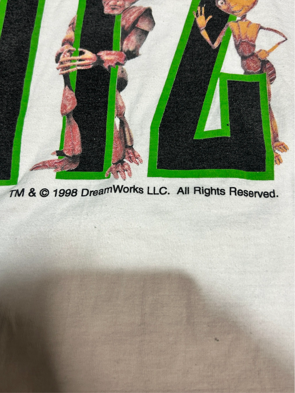 90's 「ANTZ DreamWorks」ムービー Tシャツ
