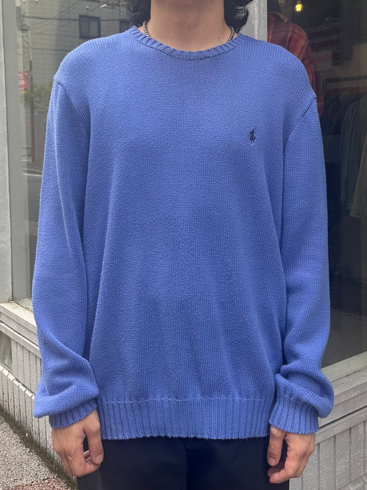 90's RALPH LAUREN ワンポイントニット