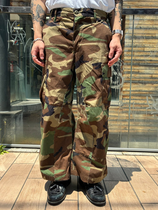REMAKE WIDE ARMY PANTS