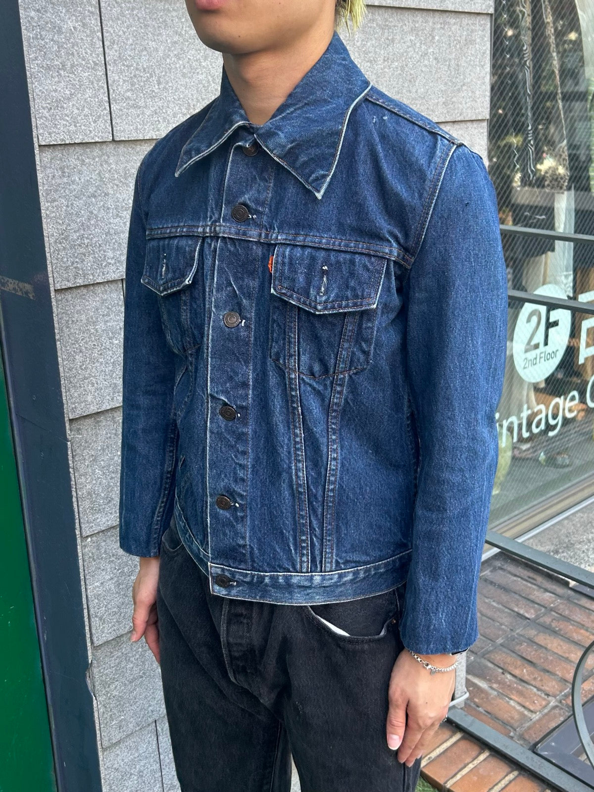 90's Levi's「70577」オレンジタブ デニムジャケット