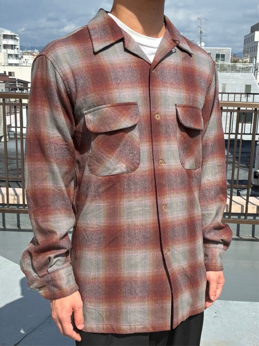 00's「Pendleton」USA製 ウールシャツ