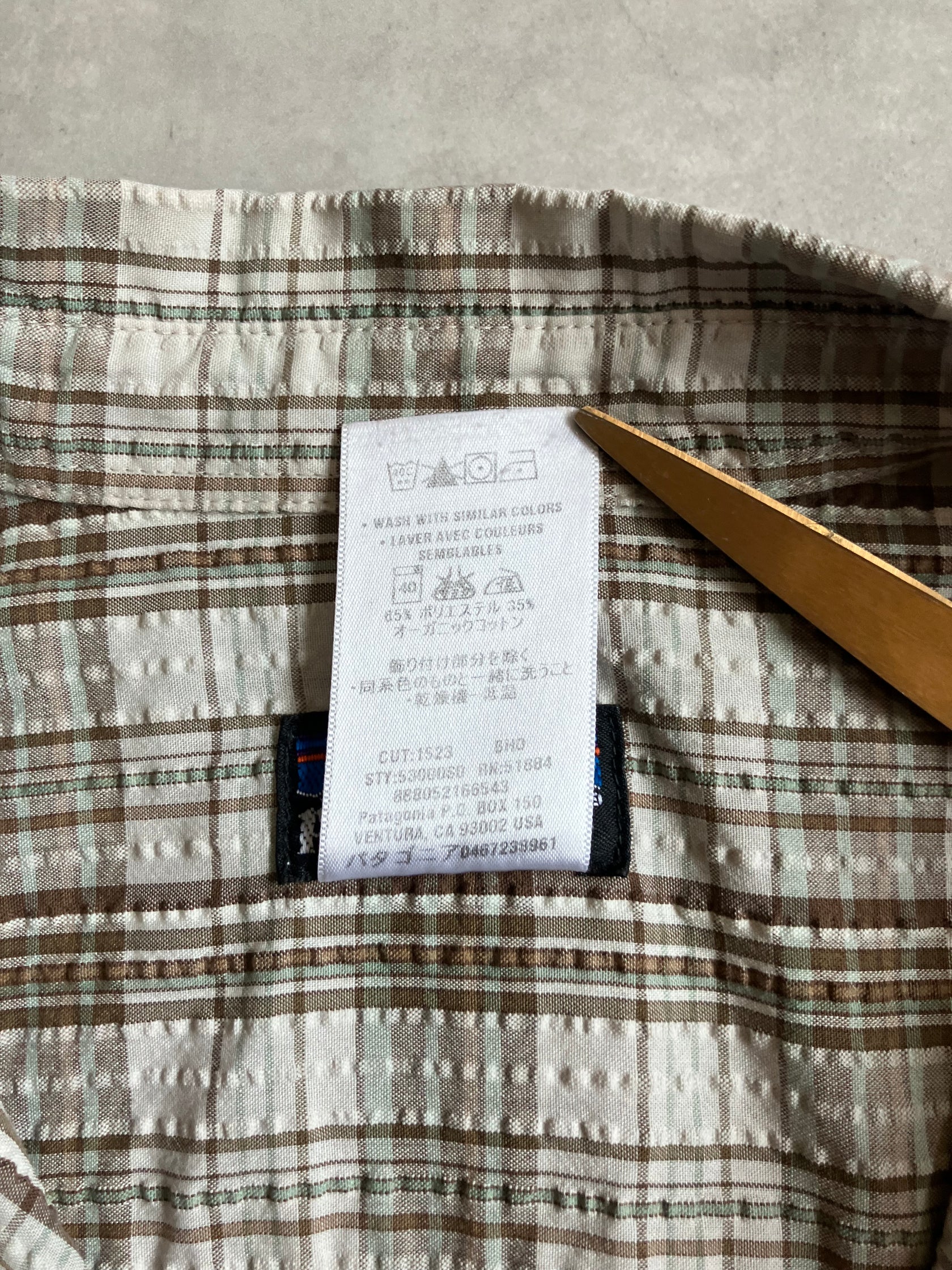 10's PATAGONIA「A/C shirt」チェックシャツ
