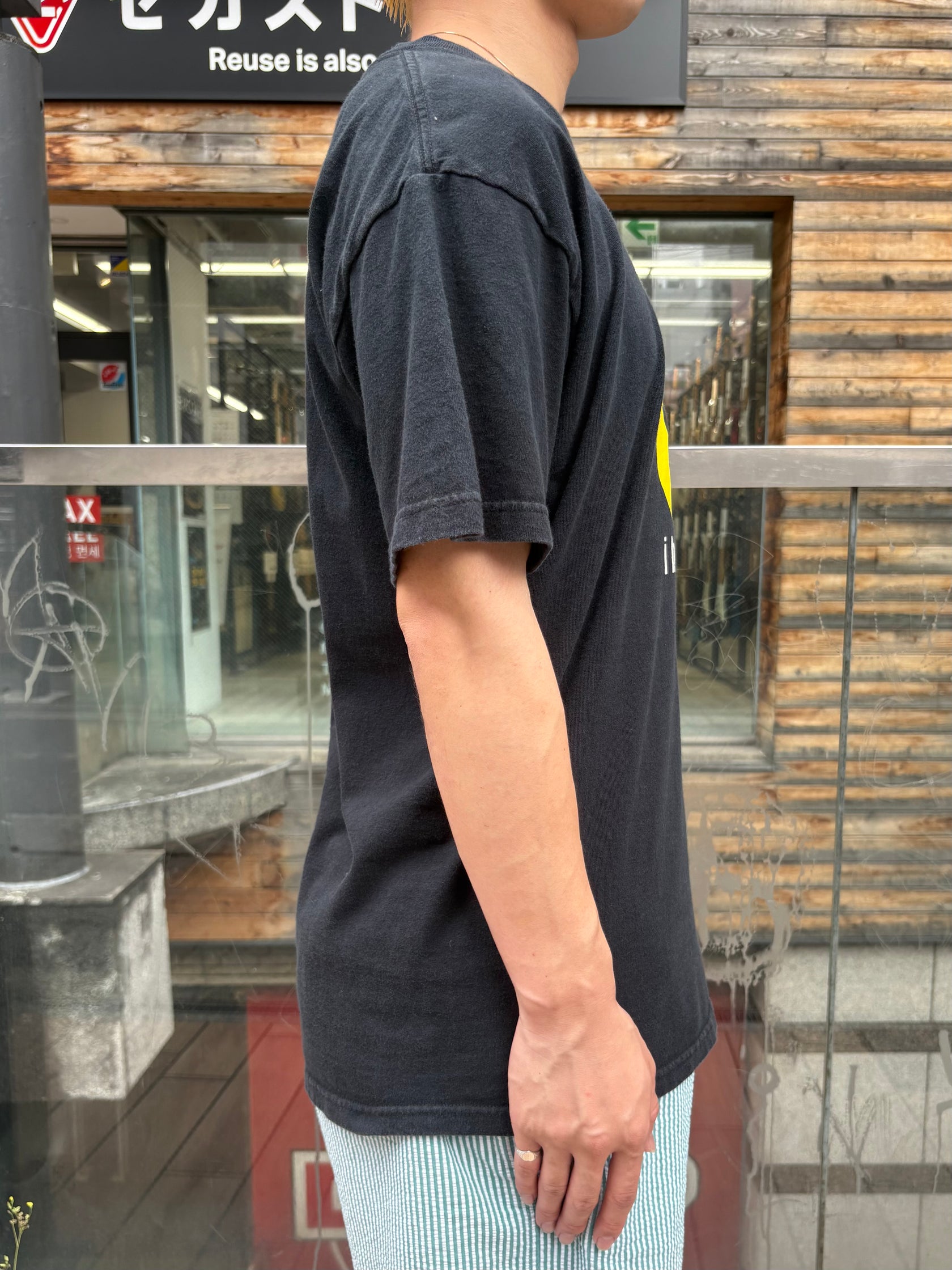 90's「I hate you. smiley face」 グラフィックTシャツ