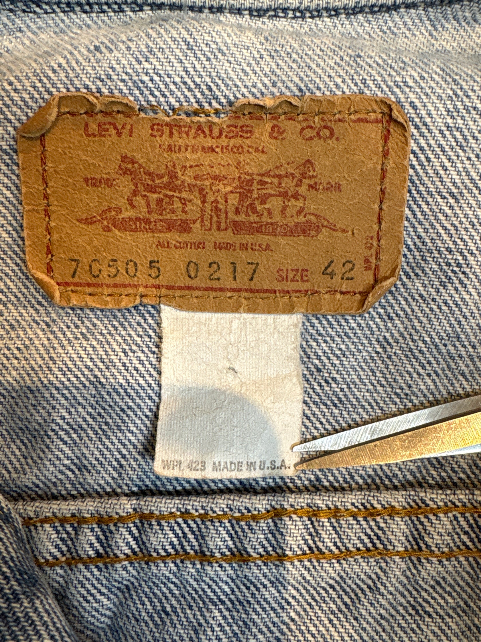 70's Levi’s「70505-0217」USA製 デニムジャケット