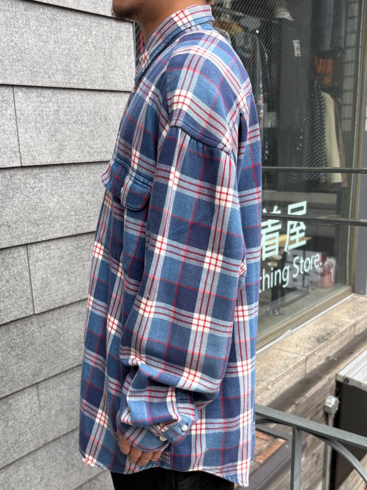 90's「OLD GAP」ネルシャツ