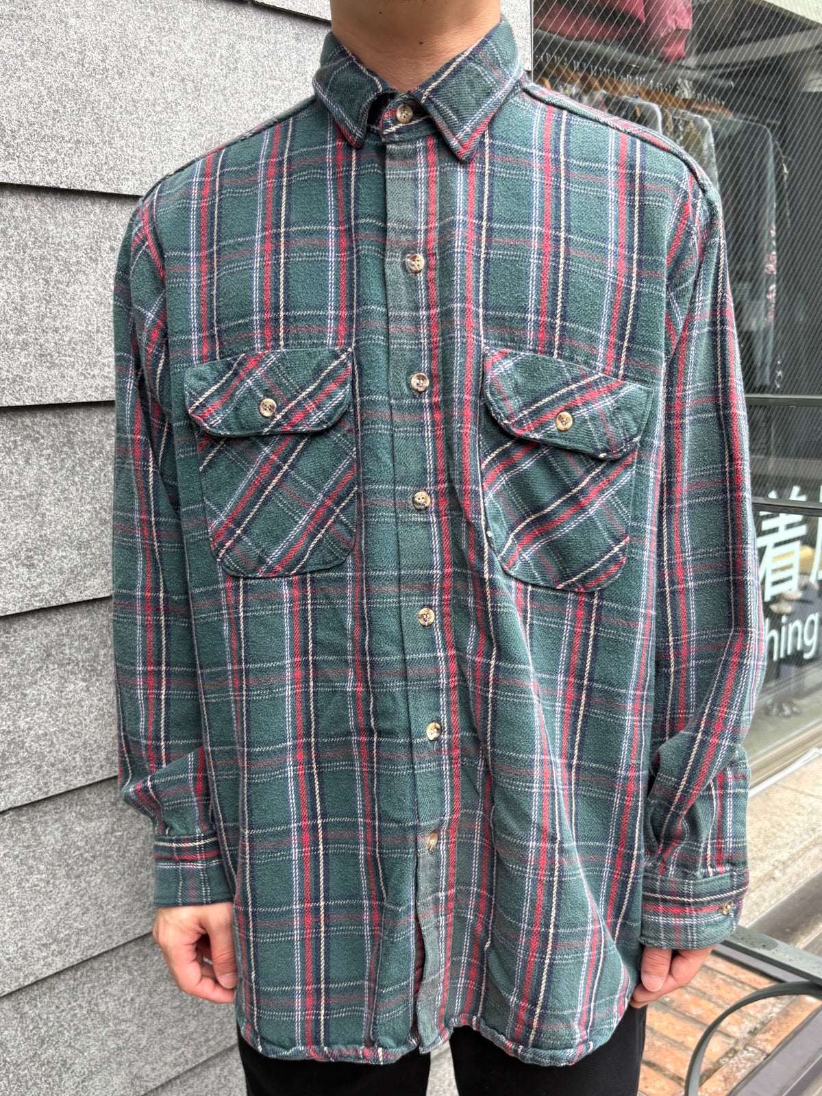 90's「FIVE BROTHER」USA製 ネルシャツ