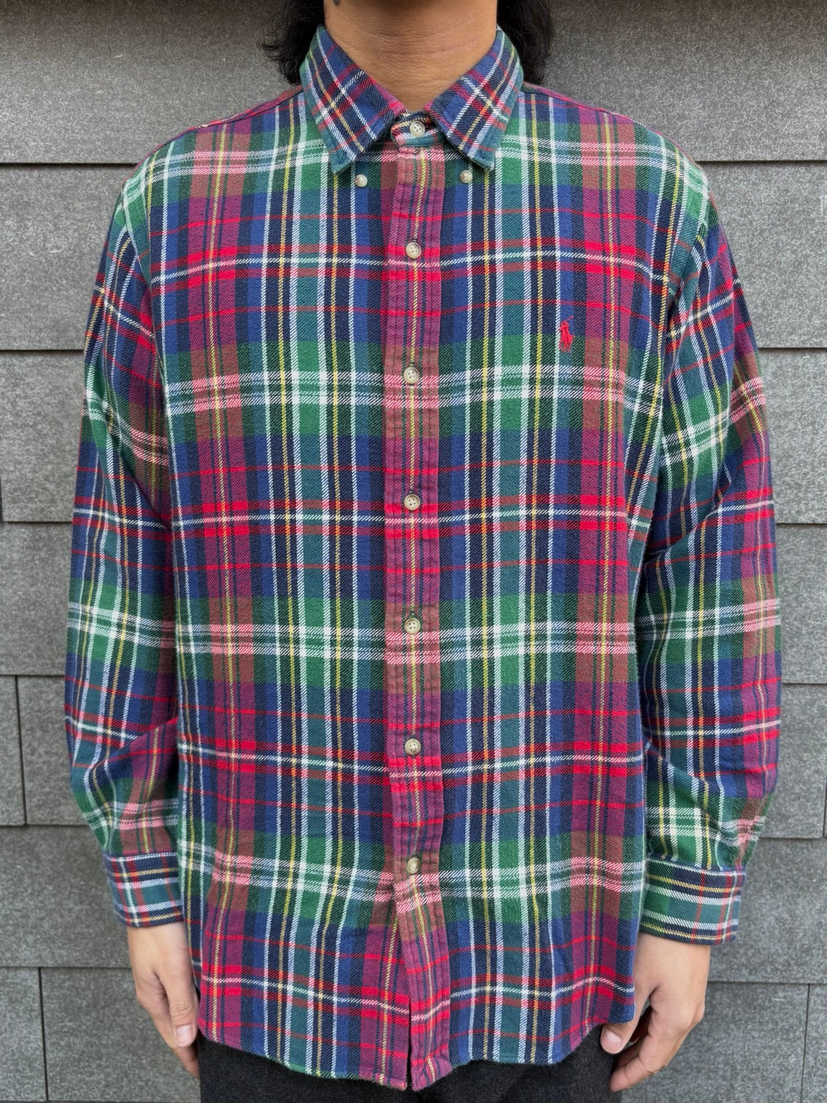 90's RALPH LAUREN「CUSTOM FIT」チェックシャツ – FUJI STORE