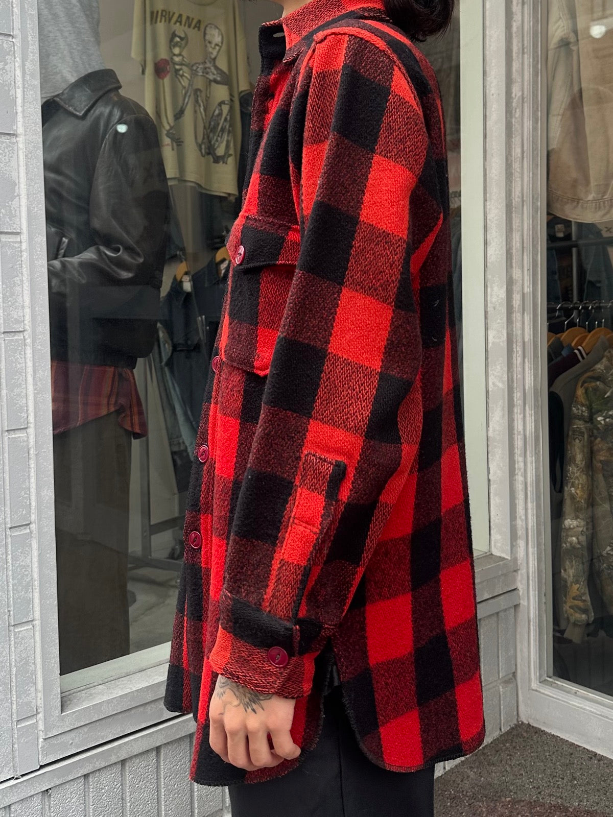 50's WOOLRICH USA製 C.O.Pシャツ