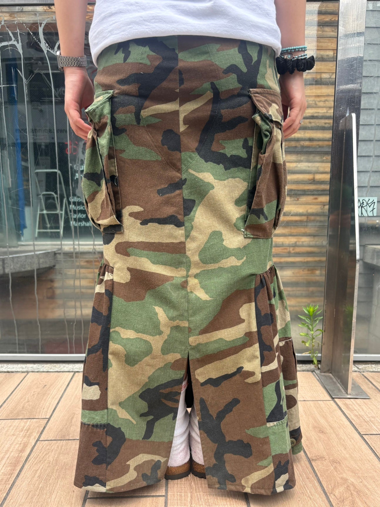 REMAKE ARMY MERMAID SKIRT
