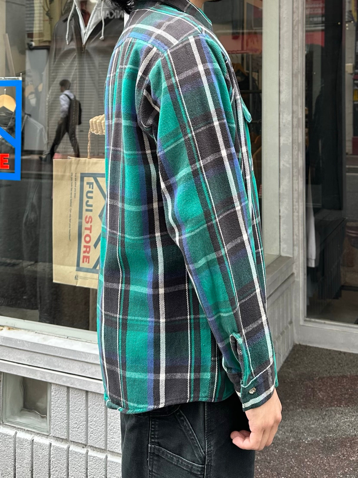 90's FIVE BROTHER ヘビーネルシャツ