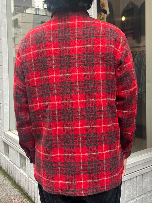 80's WOOLRICH USA製 ネルシャツ