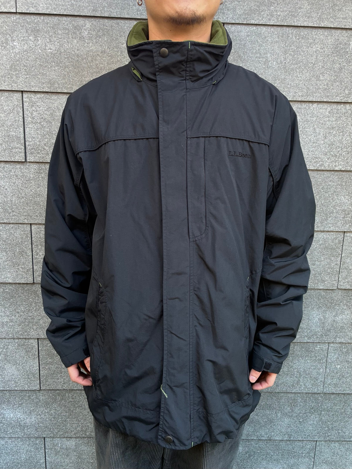 L.L Bean エルエルビーン 00's old ナイロンジャケット ブラック 00's 「L.L.Bean」 ナイロンジャケット – FUJI STORE