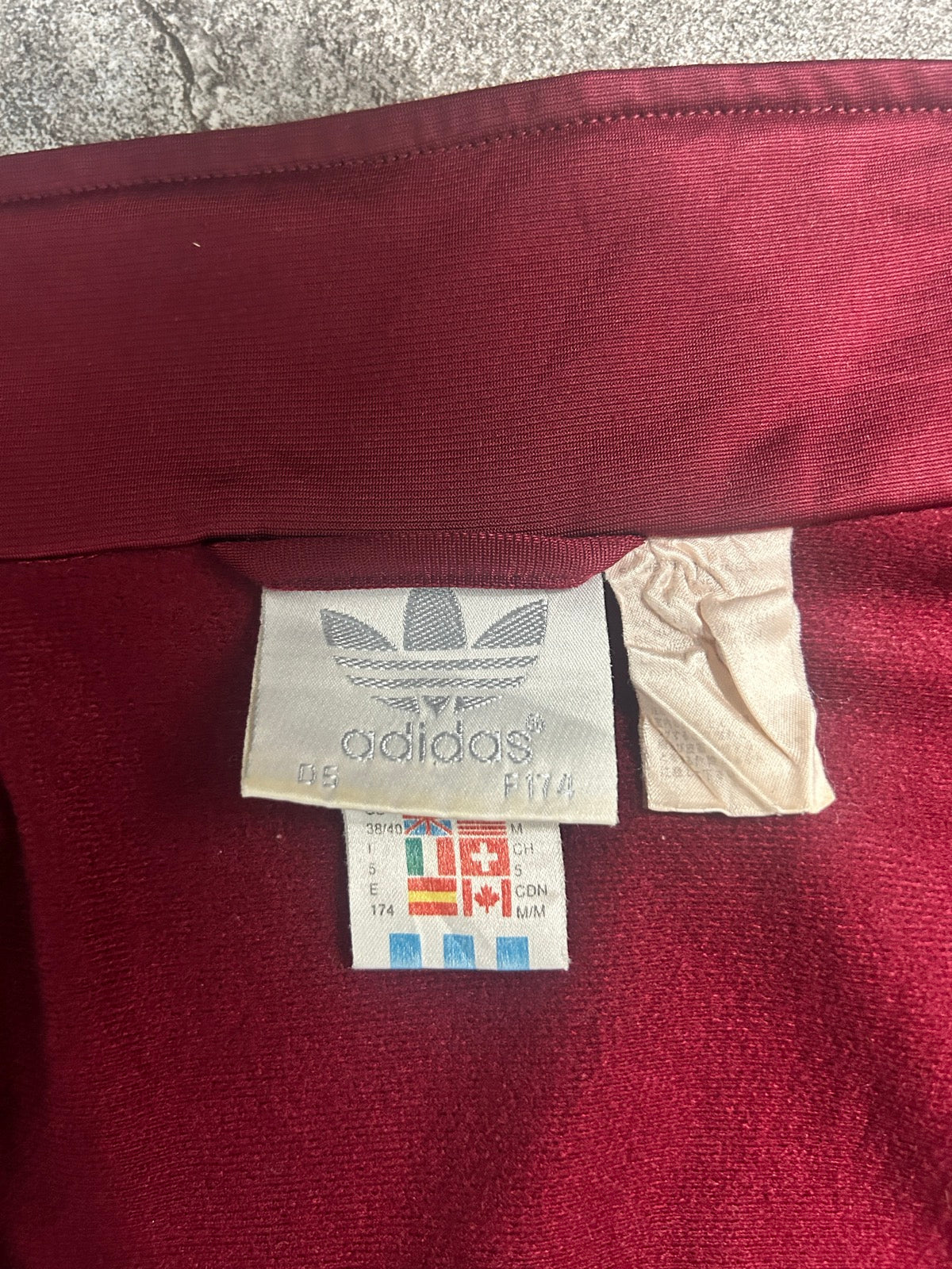 90's adidas「Big Trefoil Back Logo」トラックジャケット