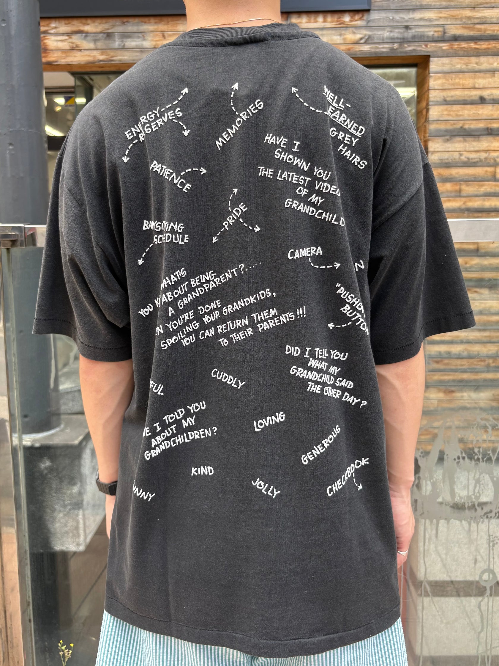 90's 「Proud Grandpa」 グラフィックTシャツ