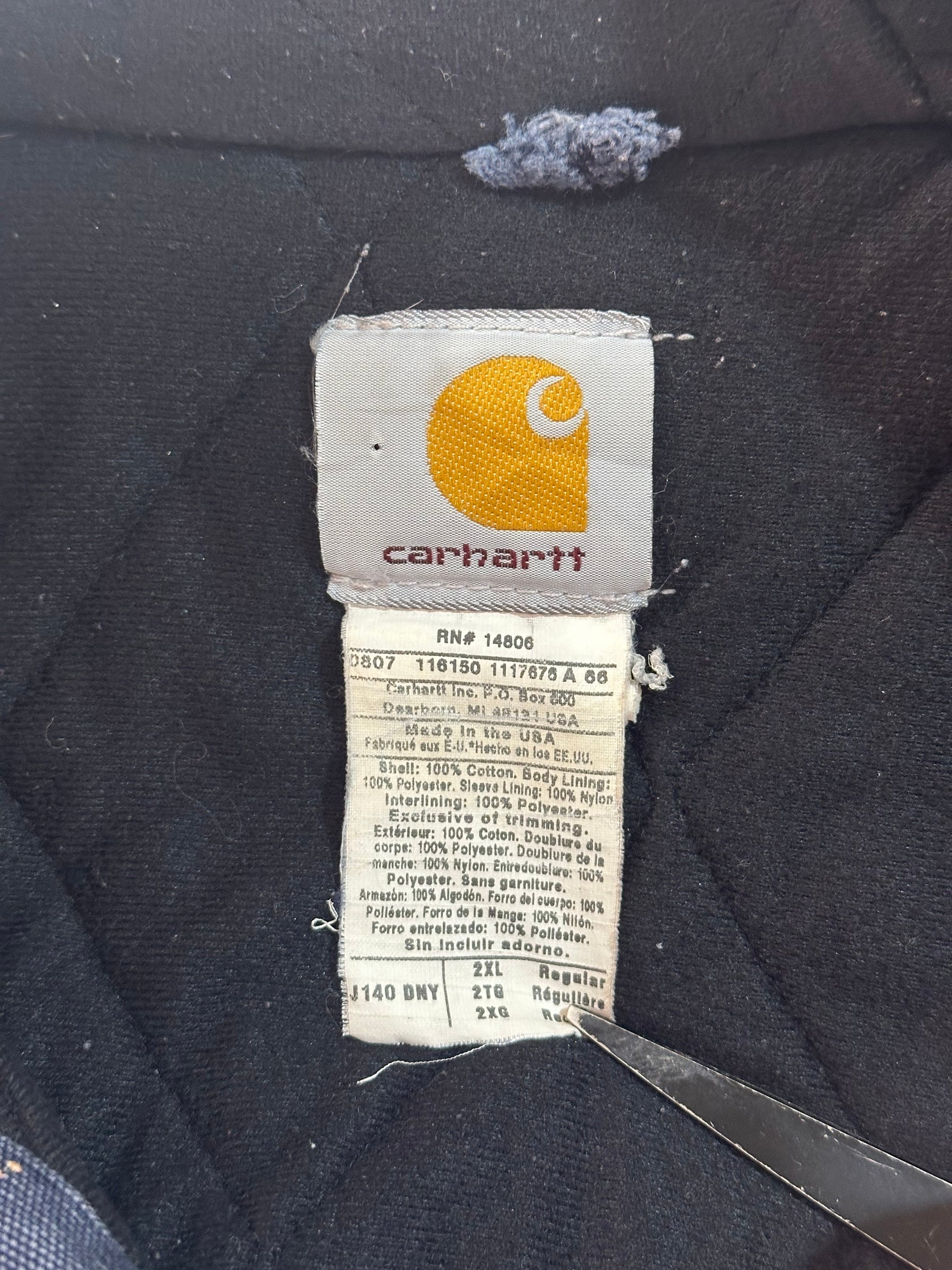 90's CARHARTT「J140 DNY」 USA製 アクティブジャケット