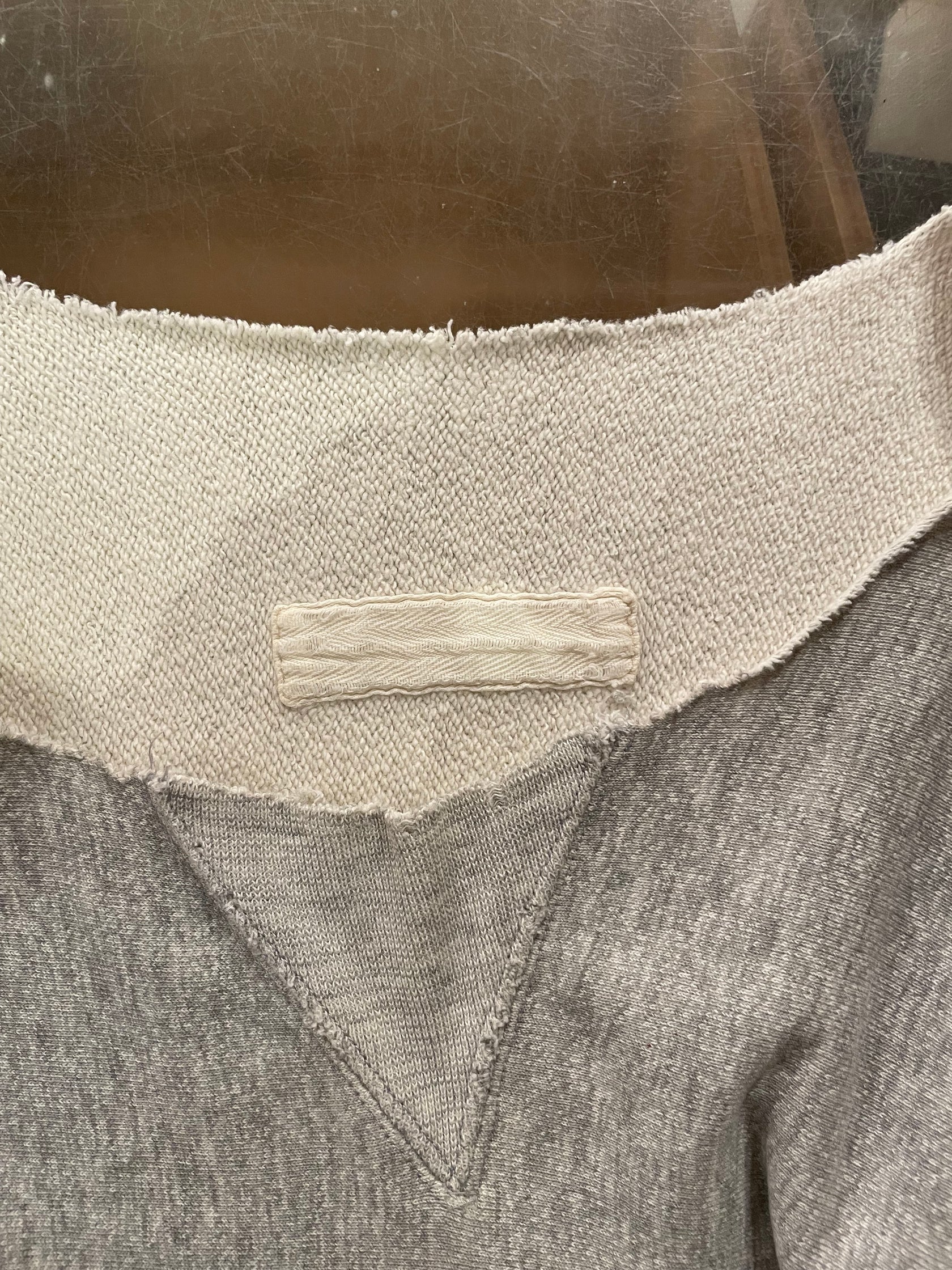 80's CHAMPION「USMA」染み込みプリント リバースウィーブ