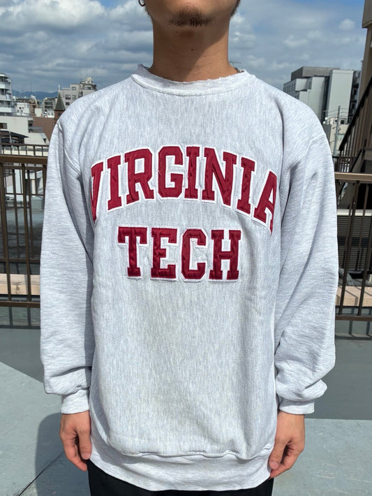 90's~00's CHAMPION「VIRGINIA TECH」Reverse Weave カレッジスウェット