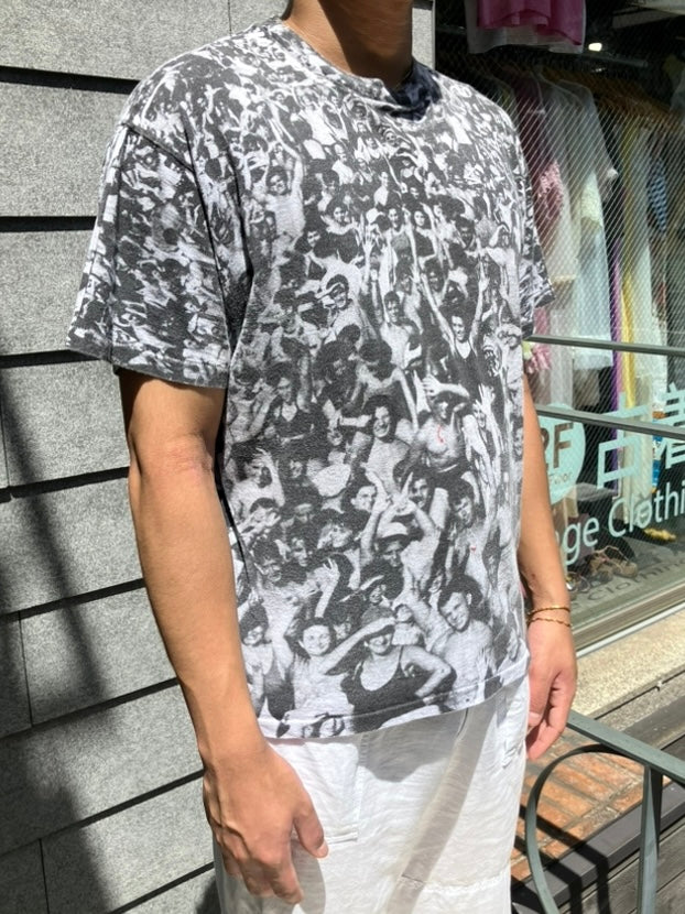 90's George Michael「Listen Without Prejudice 」USA製 総柄Tシャツ