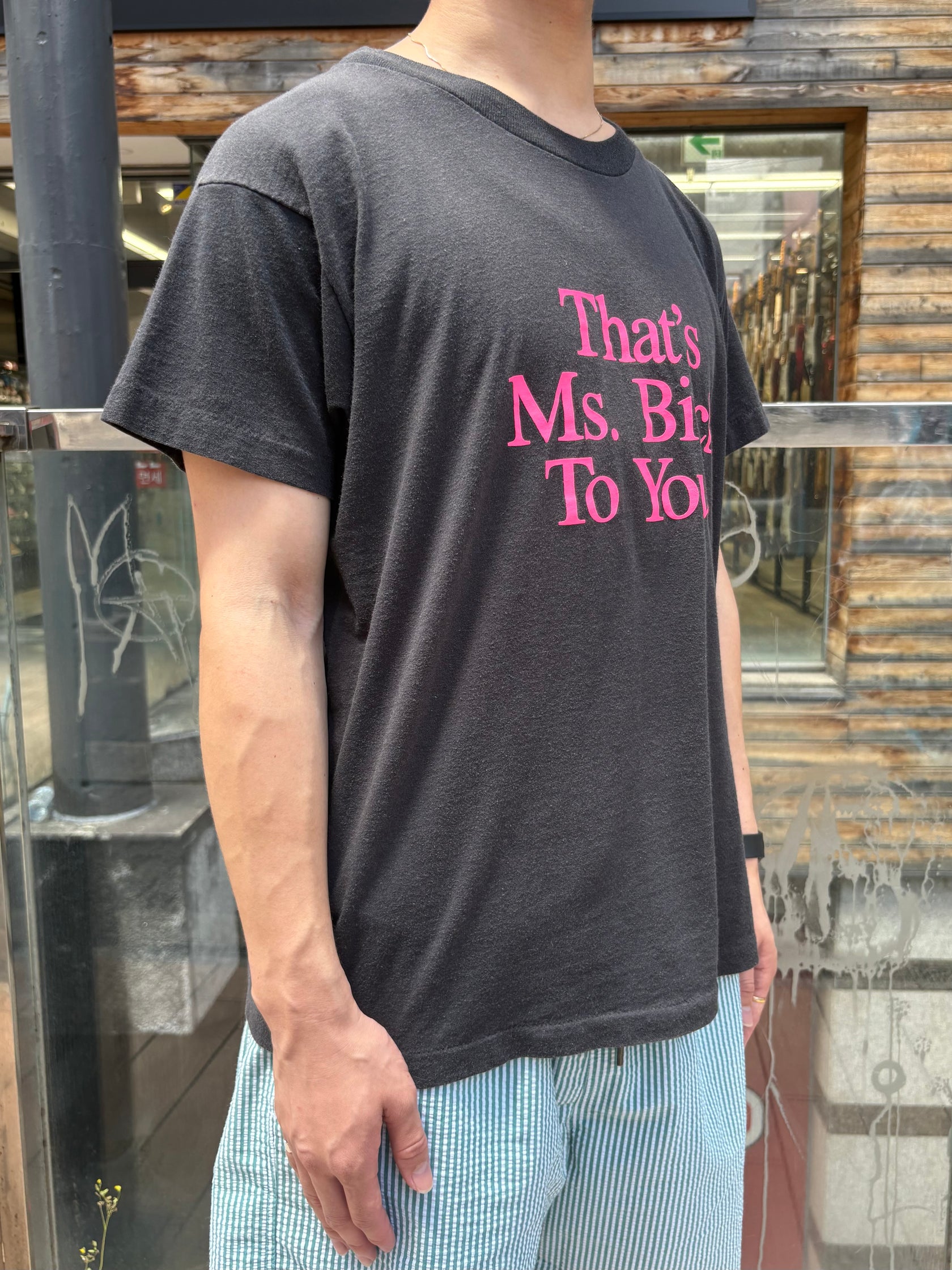 90's 「that's Ms.Bitch To You」グラフィックTシャツ
