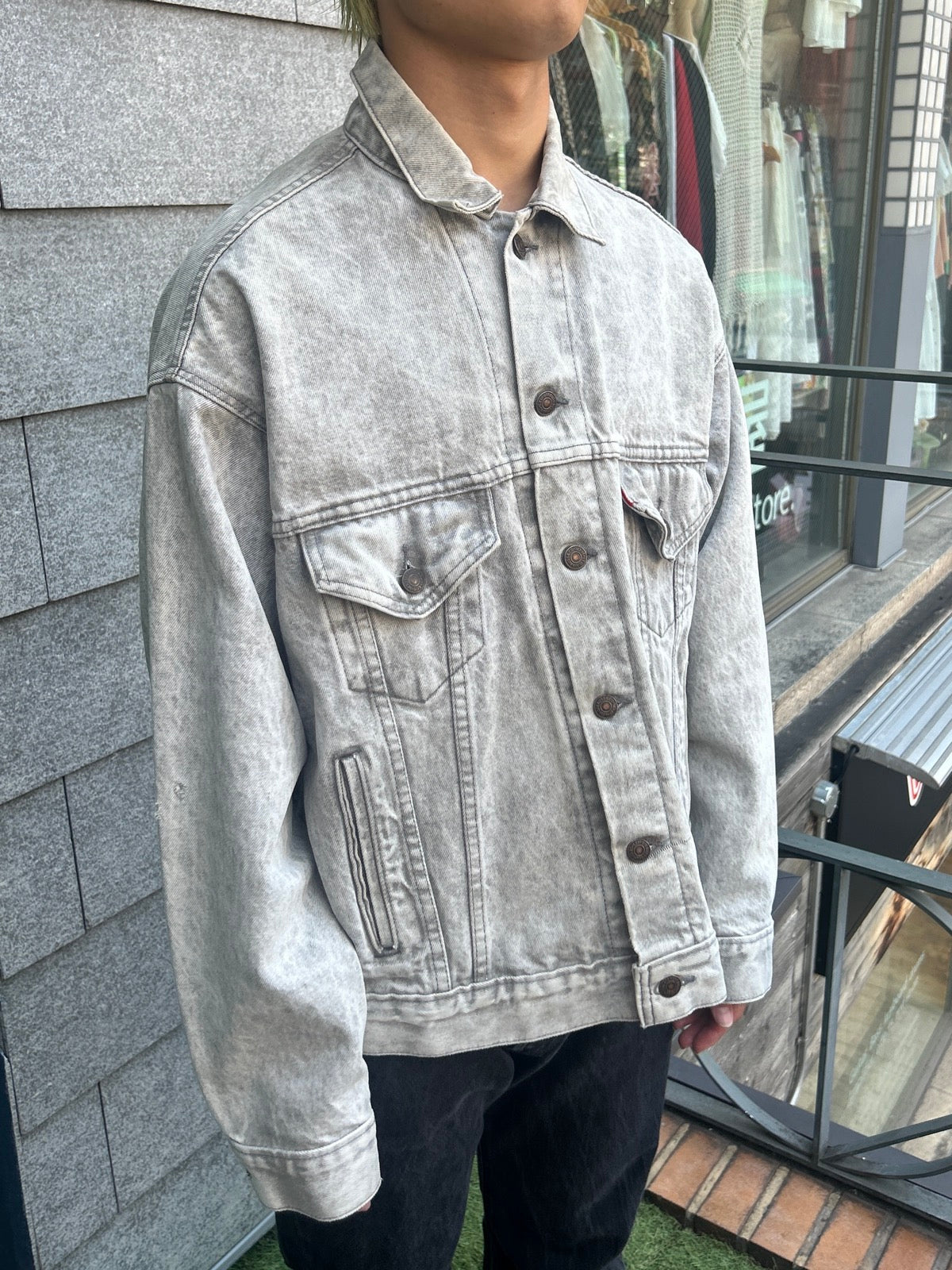 80's~90's Levi's「70507」先染めブラック USA製 デニムジャケット