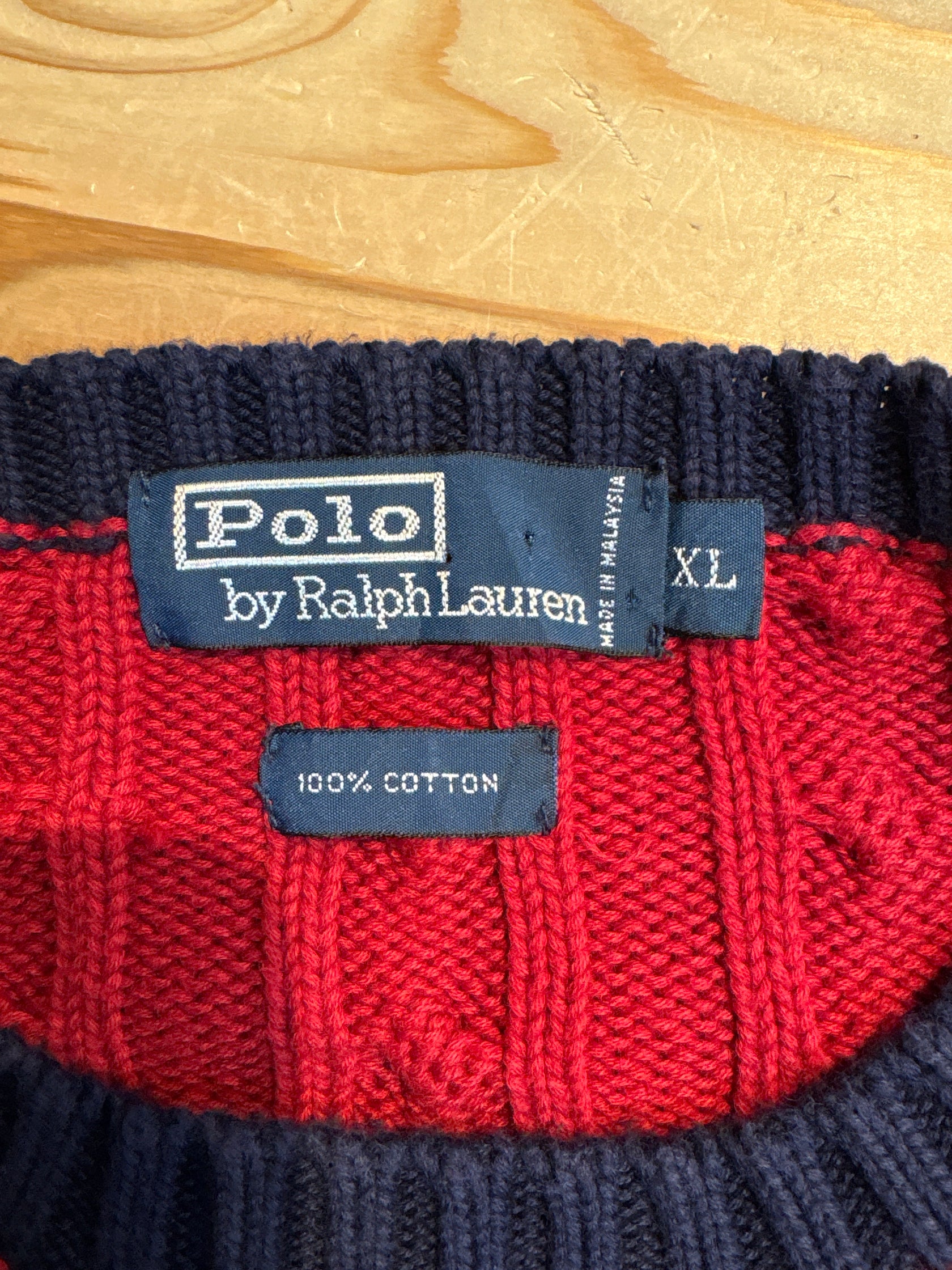 90's~00's「RALPH LAUREN」ワンポイントニット