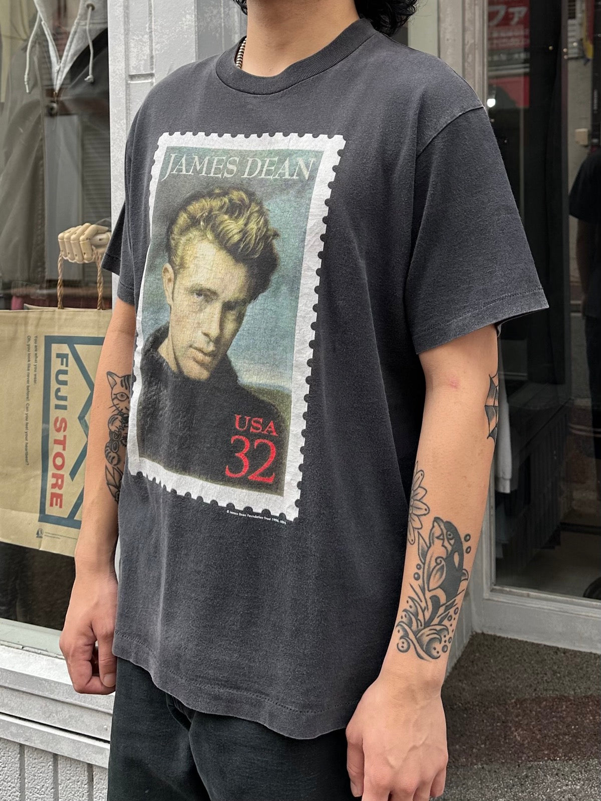 90’s JAMES DEAN「USPS Stamp」アーティストTシャツ