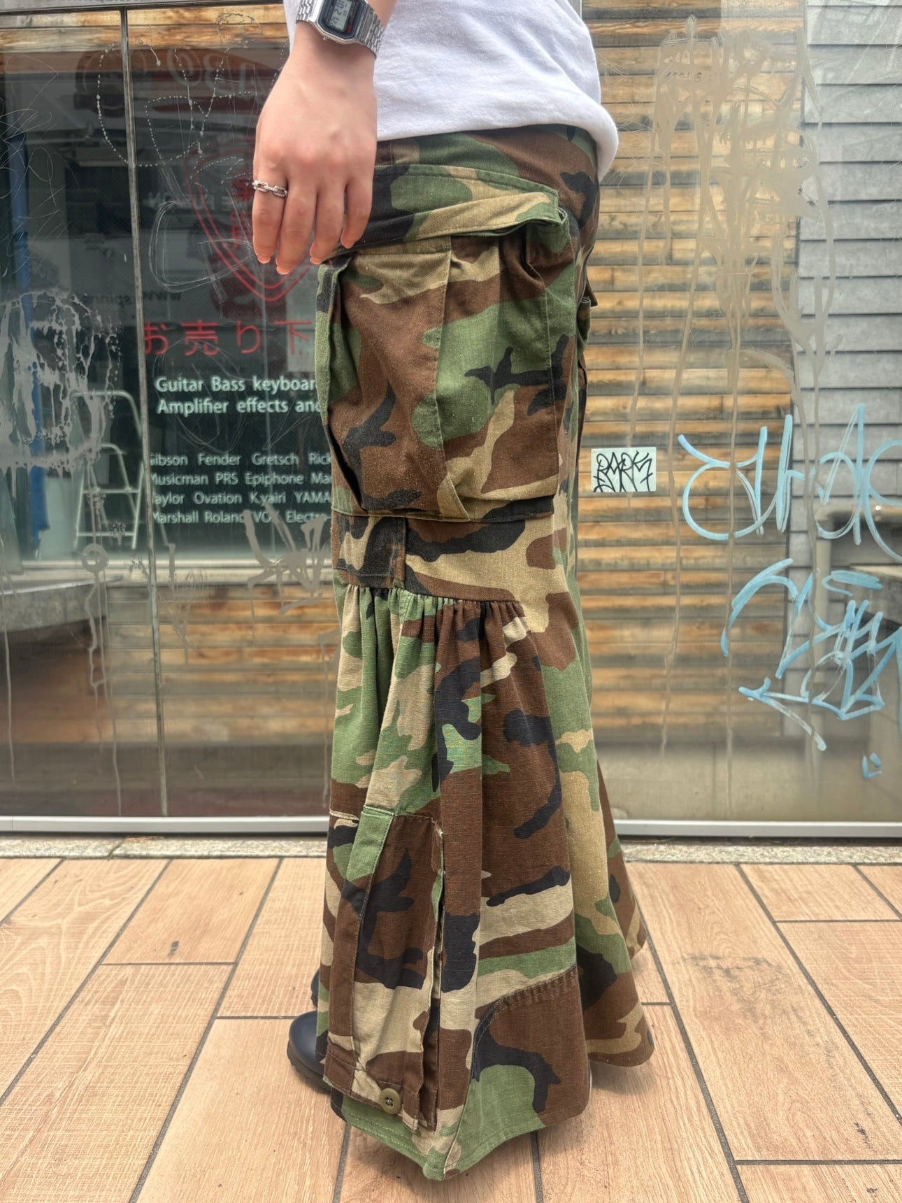 REMAKE ARMY MERMAID SKIRT
