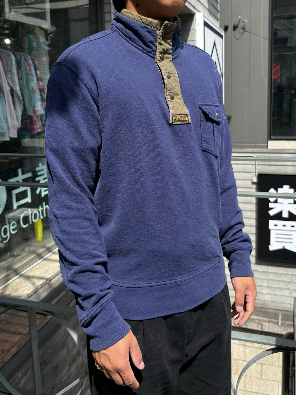 00's「POLO Ralph Lauren」ハーフジップスウェット