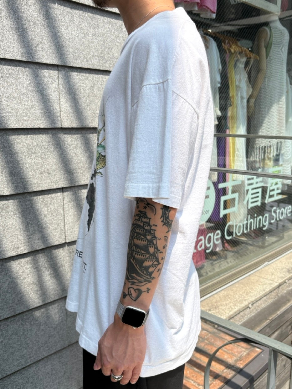 90's Human-i-Tees 「THEY WERE HERE FIRST」USA製 グラフィックTシャツ