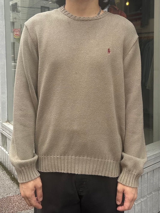90's RALPH LAUREN ワンポイントニット