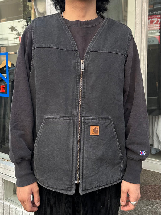 00's CARHARTT「V26-BLK」USA製 ダックベスト