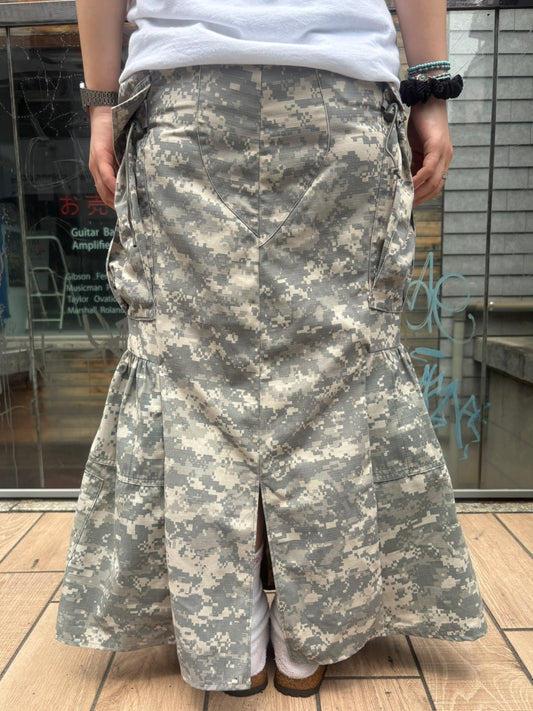 REMAKE ARMY MERMAID SKIRT