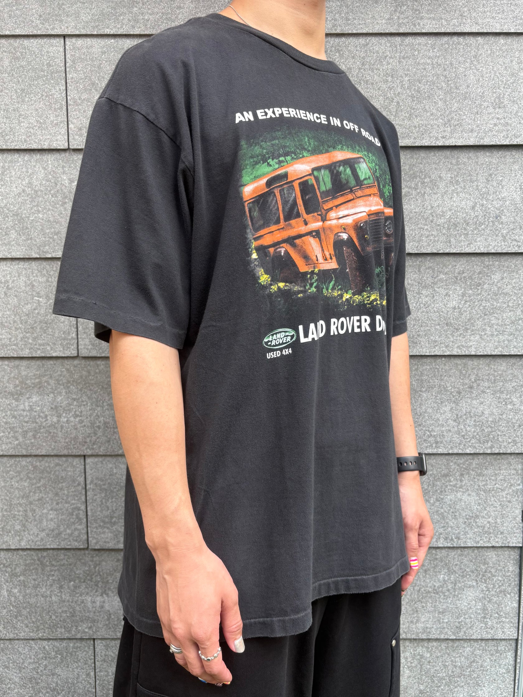 90's~00's LAND ROVER「 Defender Off-Road 」グラフィックTシャツ