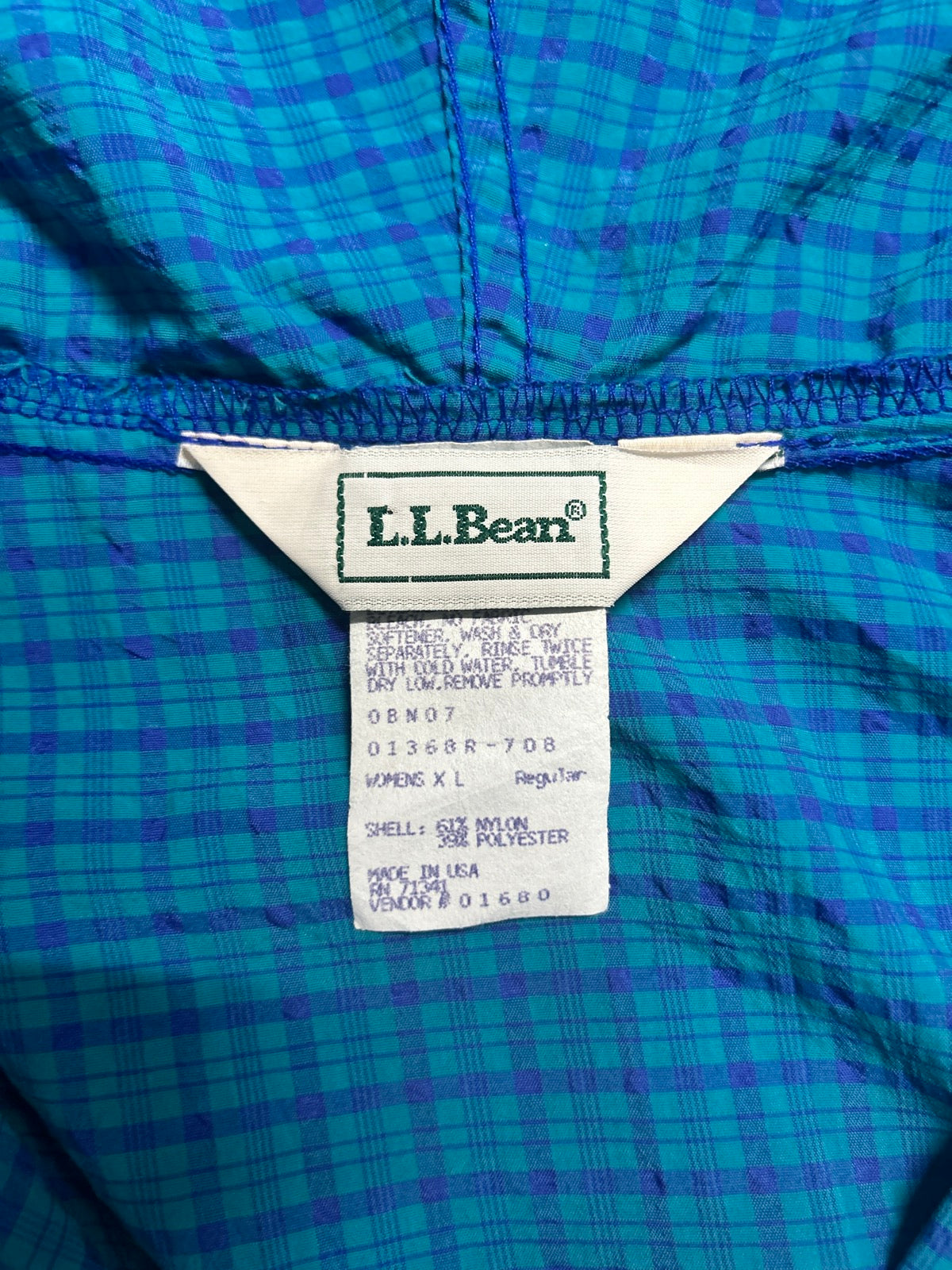 90's 「L.L.Bean」USA製 アノラックパーカー