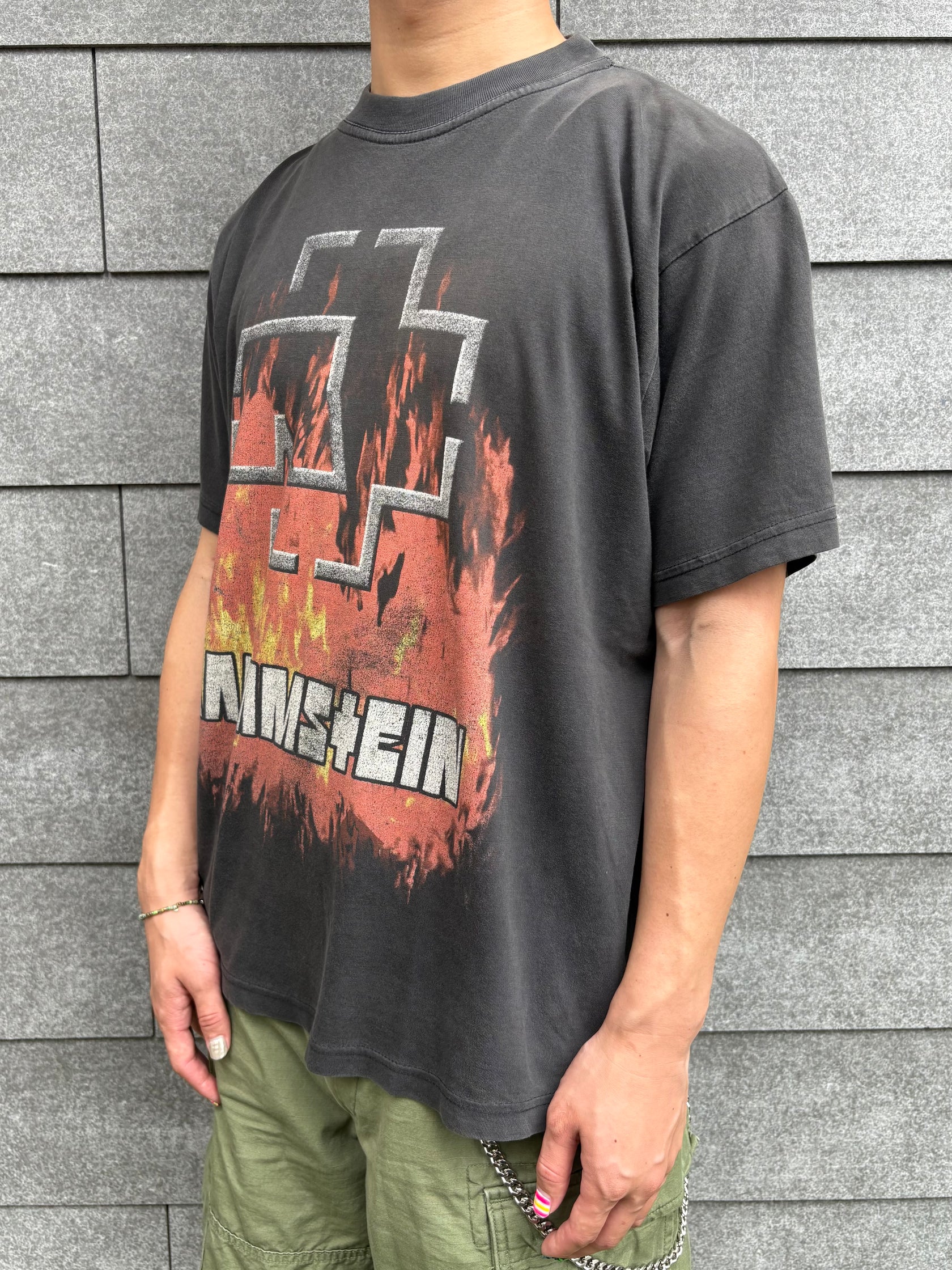 00's RAMMSTEIN 「Flaming Logo」バンドTシャツ