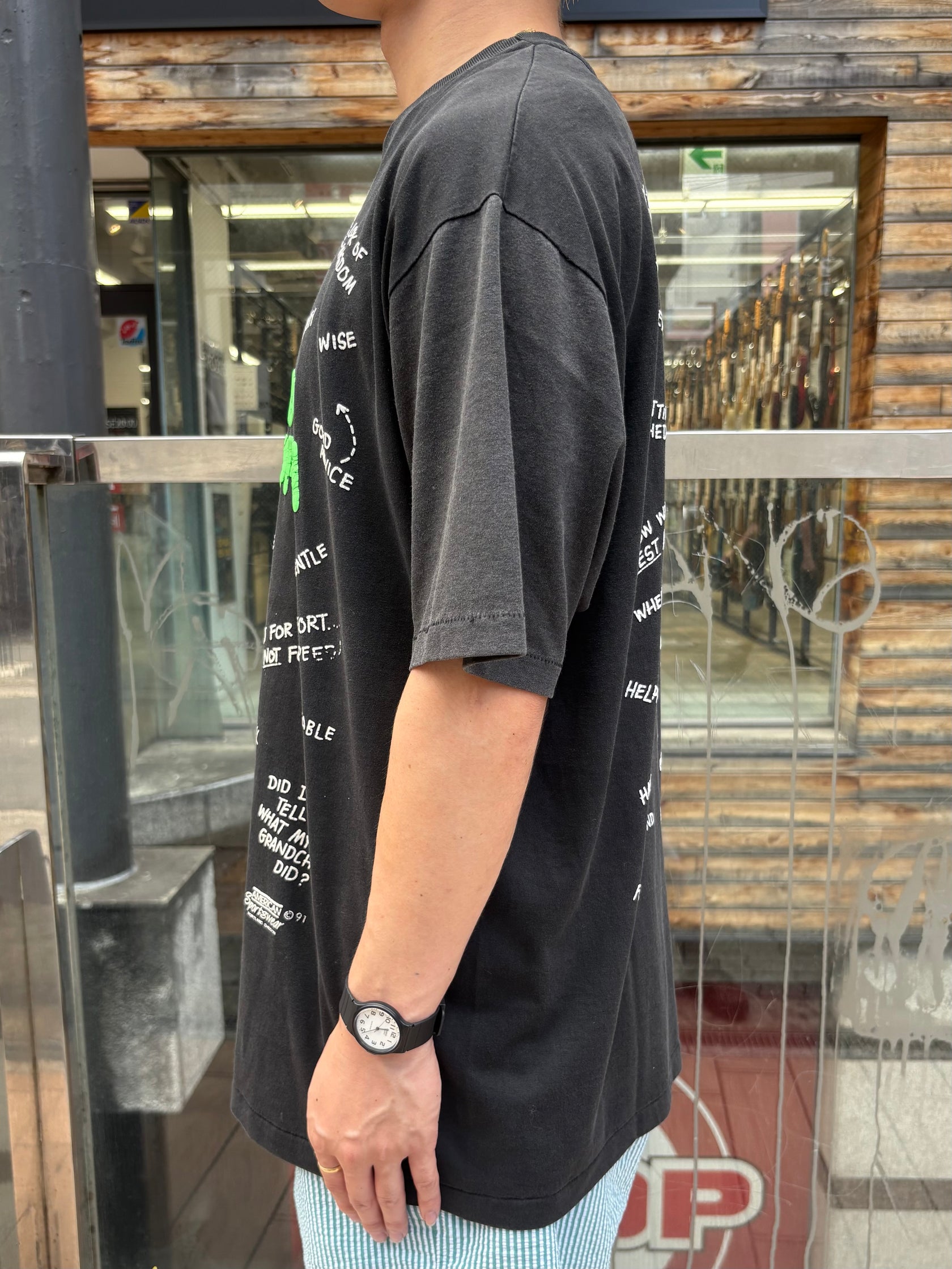 90's 「Proud Grandpa」 グラフィックTシャツ