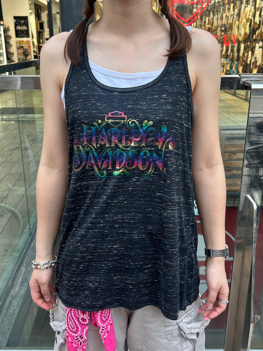 00's Harley Davidson「ホログラフィックロゴ」タンクトップ