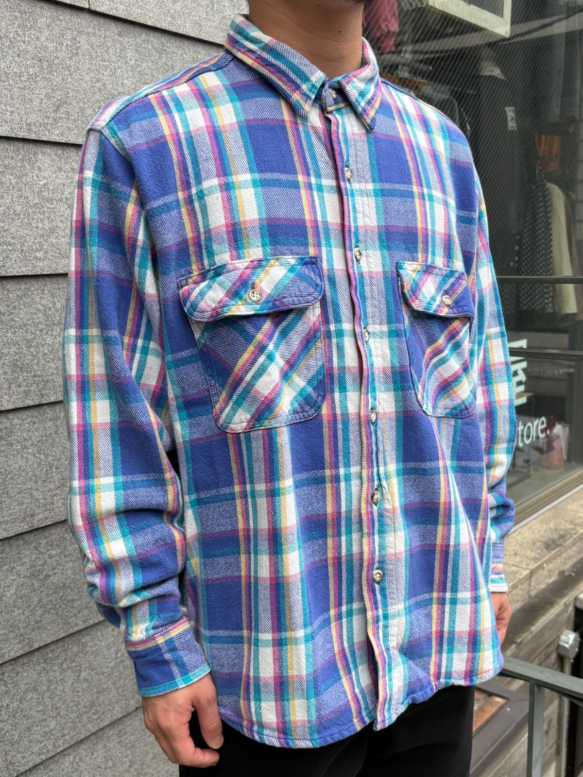 00's「FIVE BROTHER」ネルシャツ