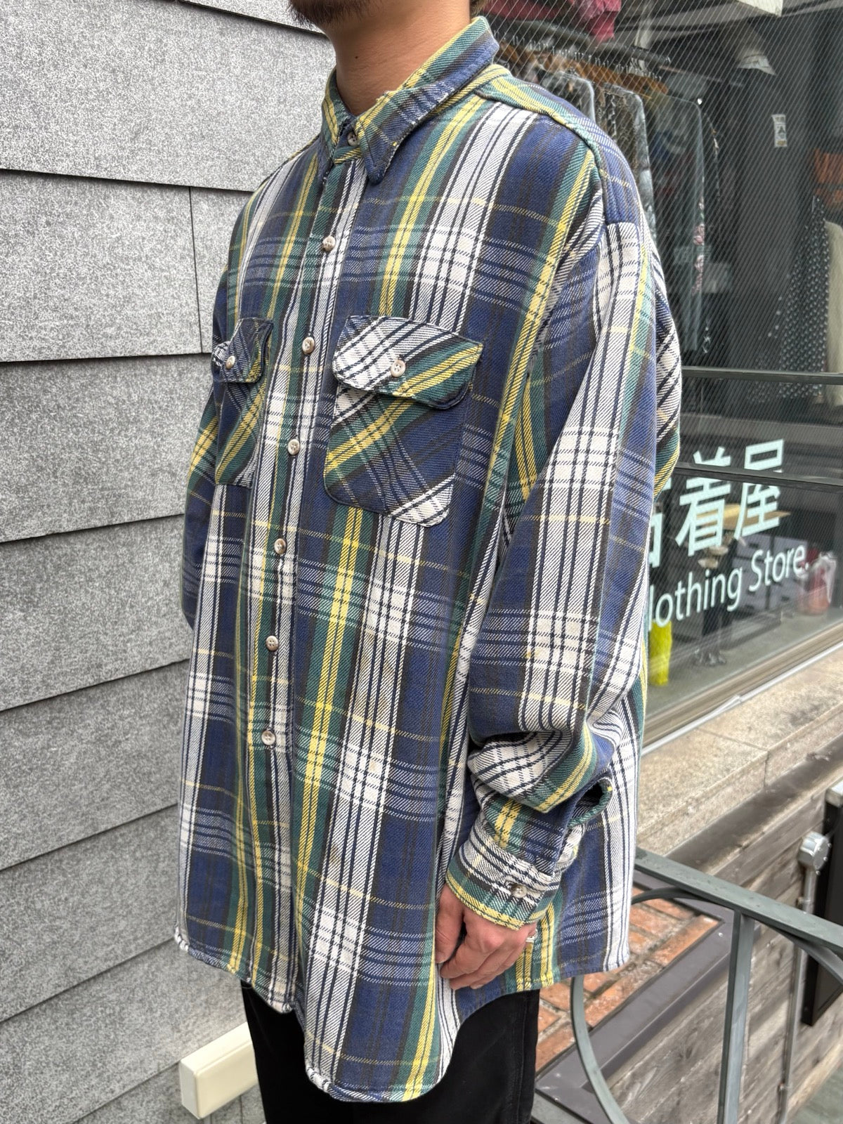 80's「FIVE BROTHER」USA製 ネルシャツ